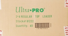 Ultra PRO Regular 3x4 Toploaders Top Loader CASE 1000 Standard Regular Size NEW